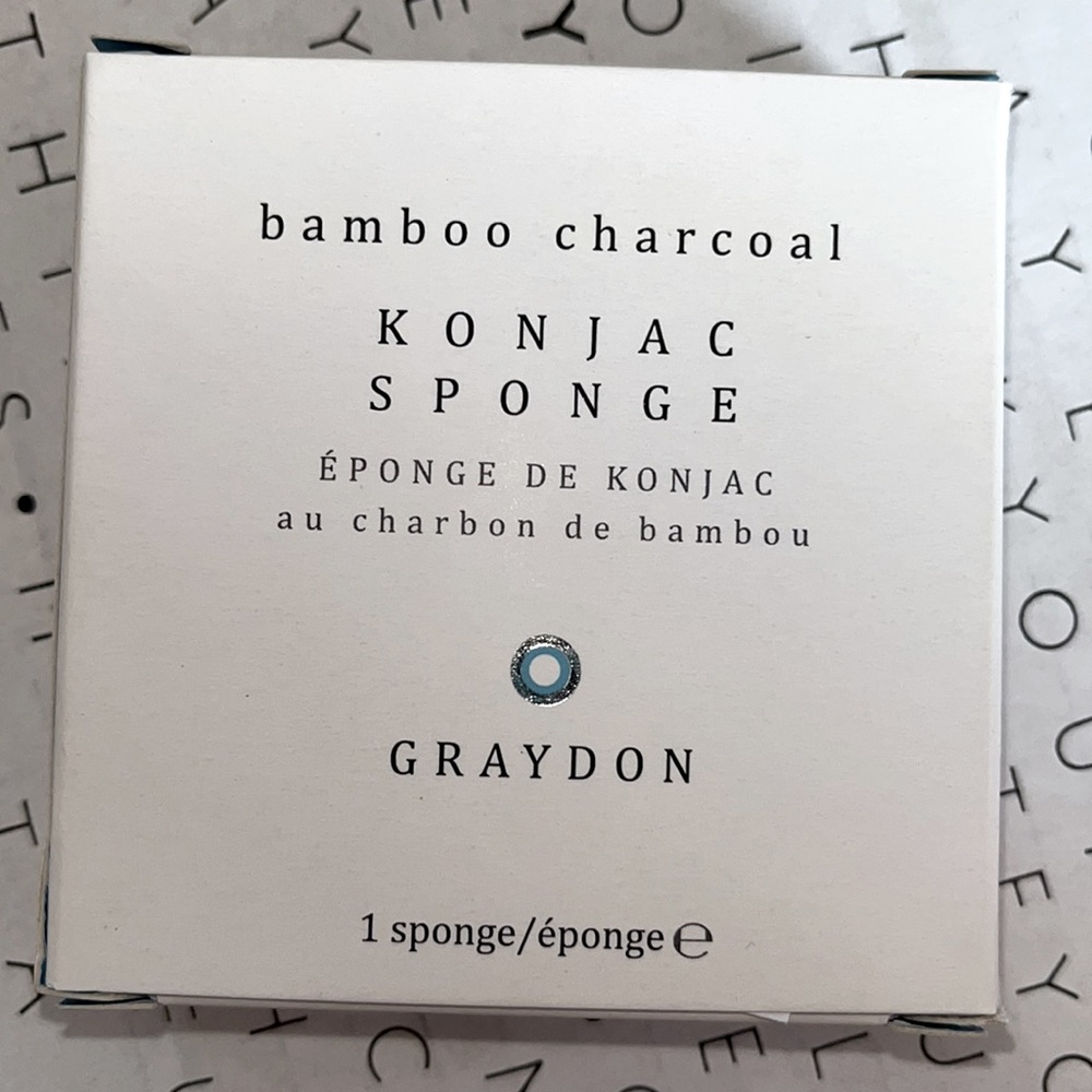Graydon bamboo charcoal konjac sponge